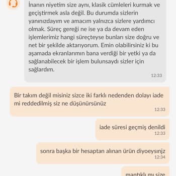Trendyol İadeyi Haksız Yere Reddediyorlar