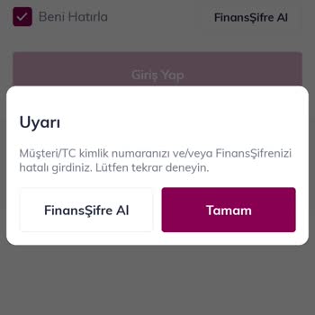 QNB Finansbank Finans Şifre Bloke