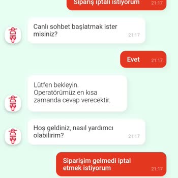 Tıkla Gelsin Siparişimi Getirmedi Ve Paramı İade Etmedi