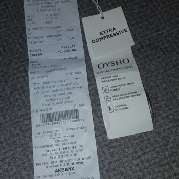 Oysho Defolu Ürün Satışı