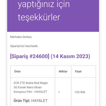 ECR Tekno Mobil Aksesuar 45 Günde Yapılamayan Ekran Koruyucu