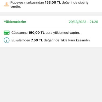 Tıkla Gelsin Ücreti Alıp Siparişimi Vermedi