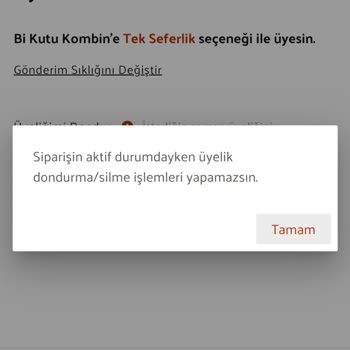 Bi Kutu Kombin Kartımdan İzinsiz Çekim Ve Üyelik İptali
