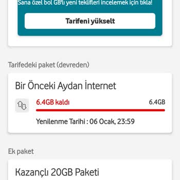 Vodafone İzinsiz Paket Aktivasyonu Mağduriyeti