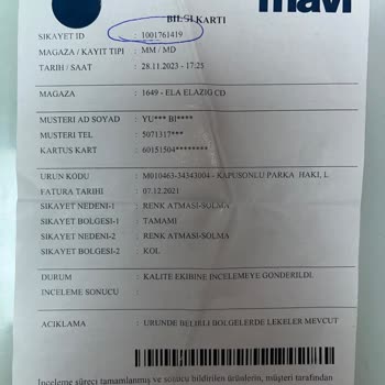 Mavi Garanti Ürün Değişikliği Büyük Mağduriyet