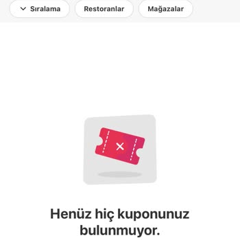 Yemek Sepeti Kupon Hesapta Gözükmüyor