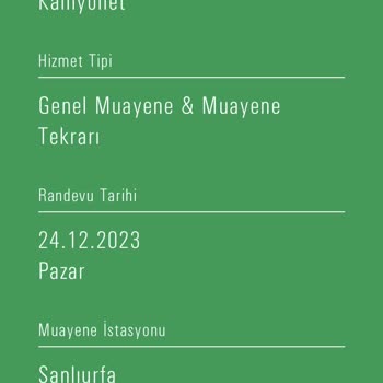 TÜVTÜRK Araç Randevu İşlemi