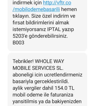 Vodafone Fatura Şoku: Beklenmedik Ücret Tahsilatı
