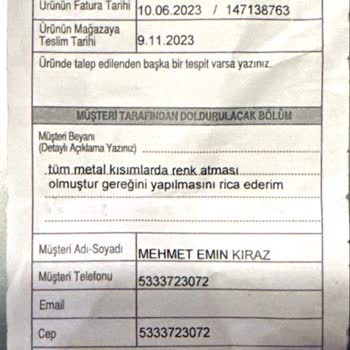 Desa Dan Alınan Samsonite Çantanın Garanti Dışı Bırakılması