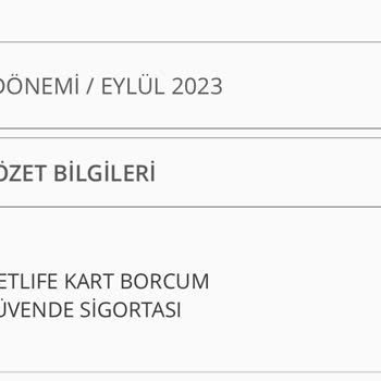 Denizbank Metlife Kart Borcum Güvende Sigortası İzinsiz Kesinti
