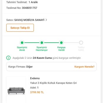 Trendyol Ürün Teslim Edilmemesi