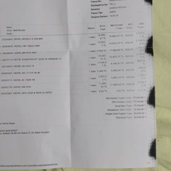 Vestel Yanlış Bilgi Verme Müşteriyi Suçlama