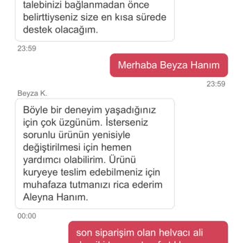 Helvacı Ali Yanlış Ürün Gönderdi Fakat Çözüme Ulaştırmıyor