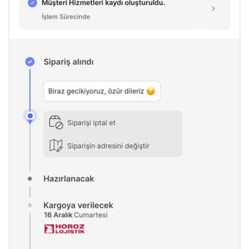 Hepsiburada Siparişimi İptal Etti