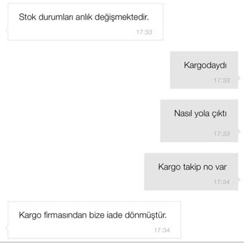 Zara'nın Kargodaki Ürünü İptal Etmesi.