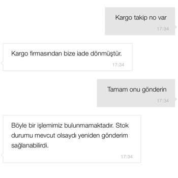 Zara'nın Kargodaki Ürünü İptal Etmesi.