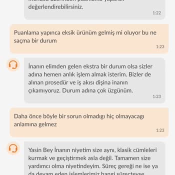 Trendyol Yemek Müşteriye Ücret İade Yapmıyor.