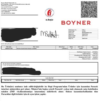 Boyner.com.tr Kullanılmış, Teşhir Ürünü Müşteriye Gönderiyor.