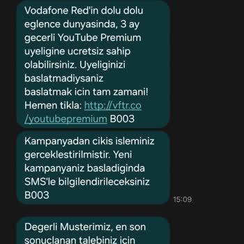 Vodafone Rızam Olmadan Tarifem Değiştirdi.
