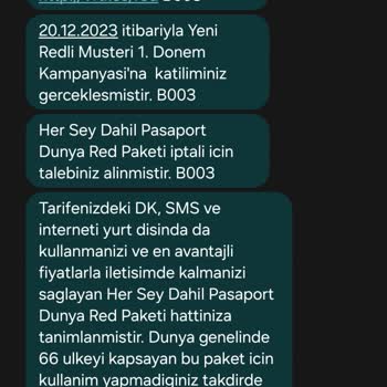 Vodafone Rızam Olmadan Tarifem Değiştirdi.