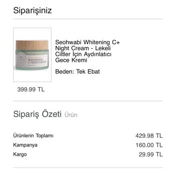 Ecrou Sitesi Siparişimi Göndermiyor