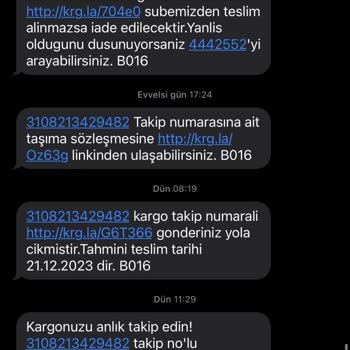 Çorlu Aras Kargo Alipaşa Şubesi İhmali