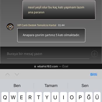 Wbahis Çevirim Kuralı 5 Katı Diye Yalan
