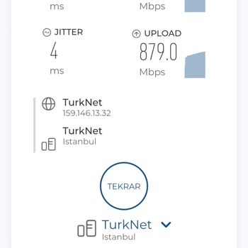 TurkNet Gigafiber Hızında Hizmet Alamıyorum