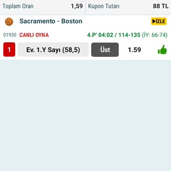 Nesine Tutan Kuponunu Hesaba Yatmadı