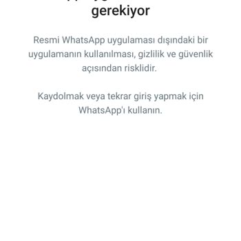 WhatsApp İhlali Yedim