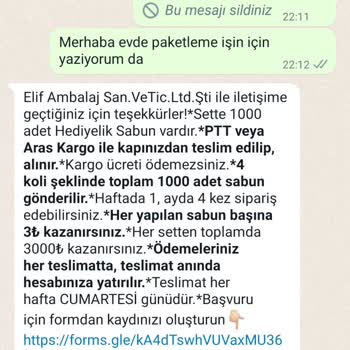 Elif Paketleme Kişisel Bilgilerimin İzinsiz Kullanımına Karşı Önlem