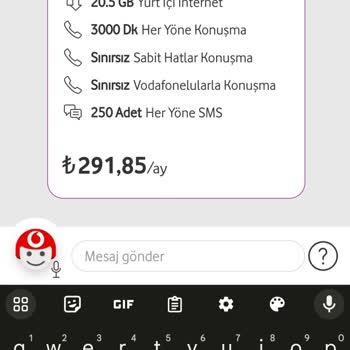 Vodafone Paket Yenileme Sıkıntısı