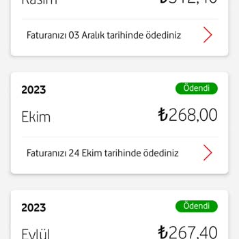 Vodafone Fatura Şaşkınlığı!