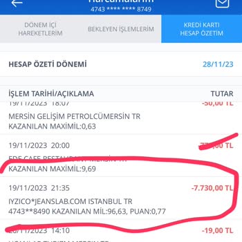 Özlenir Giyimden (Jeanslab)16,11,2023 Ten Beri Ürün Gelmedi