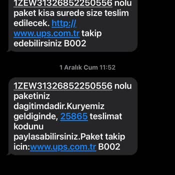 UPS Türkiye 23 Gündür Dağıtımda Görünen Ürünümü Teslim Etmiyor