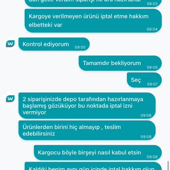 Watsons İptal Ve Adres Değişikliği