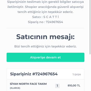 Shopier Scatti Butik Hesabı Kusurlu Ürün Gönderdi