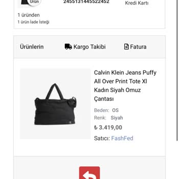 FashFed Ürün Ücret İadesi