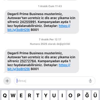 Türk Telekom Autowax Araç Yıkama Yapmıyorlar