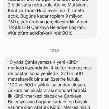 Çankaya Belediyesi Göstermelik Hizmet Kış Kapıda