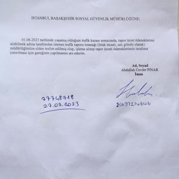 Başakşehir SGK Nın Resmi Belgeyi Kaybetmesi