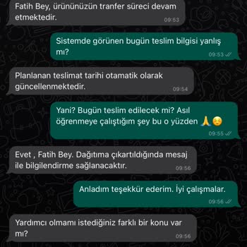 Kolay Gelsin Gününde Teslimat Yapmıyor