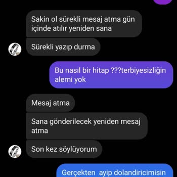 Otuzyirmion (Instagram) Instagram Üzerinden Sipariş Verdiğim Sitenin Tehdidi