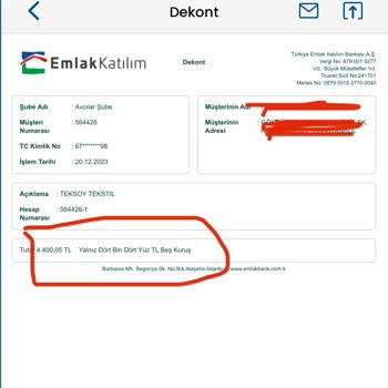 Tekbir Giyimden Hesaba Havale Yöntemi İle İki Kere Para Alınması