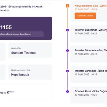 Hepsijet Kargomu Teslim Etmiyor!