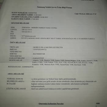 Samsung Cep Telefonu Mağduruyum