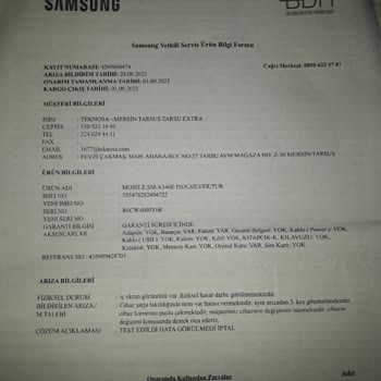 Samsung Cep Telefonu Mağduruyum