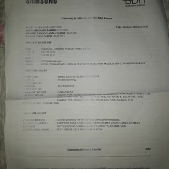 Samsung Cep Telefonu Mağduruyum