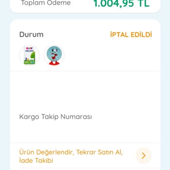 Ebebek Paramı İade Etmiyor