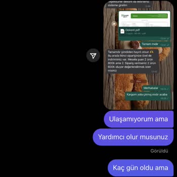 İncimia Design Ürün Aldım Ürünlerim Gelmedi Para İadesi De Olmadı